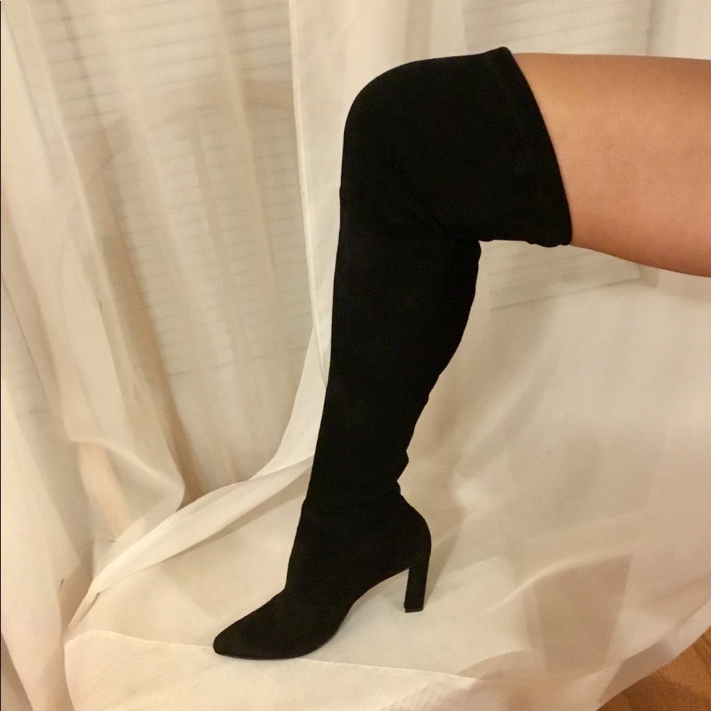 Robert Clergerie (black suede stretch) - Picture 3 of 8